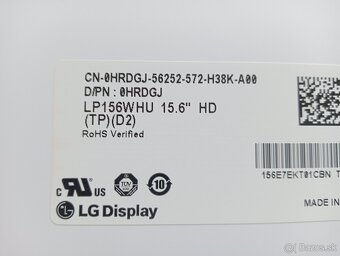 predám 15.6" LED SLIM displej , 30pin eDP - LP156WHU - 4