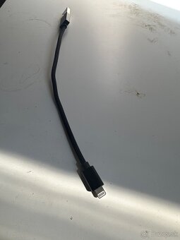 Swissten USB A lightning nabíjací kábel 20cm pletený - 4