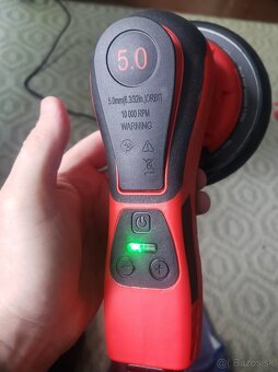Nová bezuhlíková excentrická brúska unášač 150mm / kmit 5mm - 4