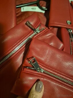 Kožená bunda Mango - 4