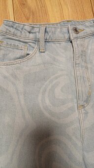 Široké rifle H&M č.158 - nové - 4