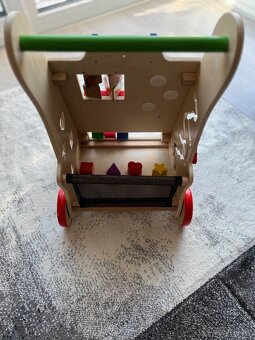 Drevené chodítko pre deti – multifunkčné - 4