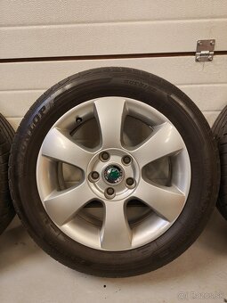 205/55 R16 letné pneu + alu disky - 4