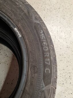 2x Continental VanContact - 215/60 R17 C letné - 4