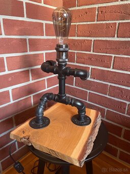Jedinečná industriálna lampa – panáčik - 4