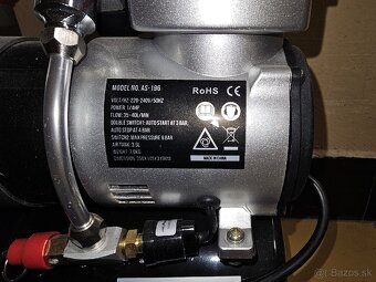 Airbrush kompresor +striekacia pištoľ - 4