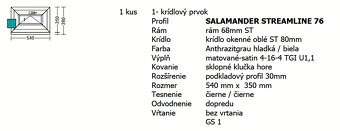 Použité plastové okná Salamander - 4