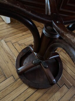 Stará klavírna šróbovacia stolička - 4