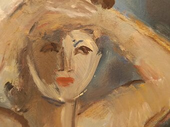 Obraz Jana Lieblová, Akt, olej 59x50 - 4