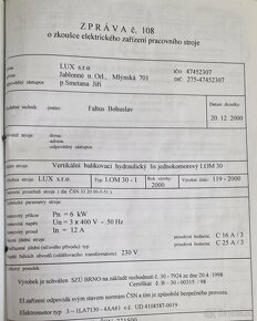 Lis na papier jednokomorový(poloautomat) - 4