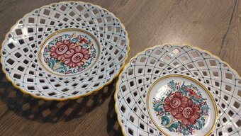 Moravská keramika, maľovaný tanier - 4