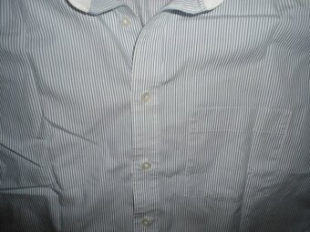 Panska kosela - jemny bl.modry pasik - 4