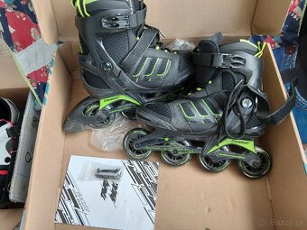 Predám kolieskové/inline korčule veľkosť 41 - 4