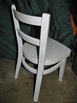 stará židle, stolček na kvety - 4