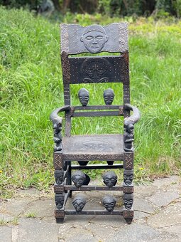 Africke drevene kresla - Chokwe - 4