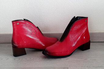 Kožené členkové čižmy Maciejka v.40 - 4