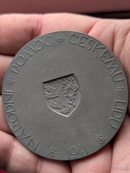 Predám vzácnu Zn medailu JUDr Emil Hácha - 4