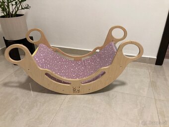Montessori dúhová hojdačka Elis Design+ poťah - 4