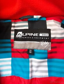 Chlapčenská lyžiarska vetrovka ALPINE PRO - 4