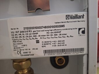 Predám kondenzačný plynový kotol, bojler - VAILLANT - 4