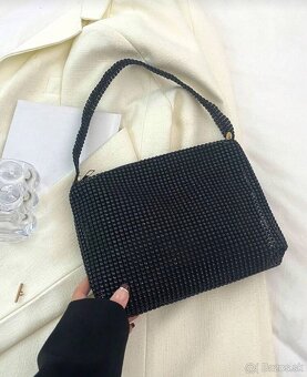 Dámska večerná kabelka nová trblietavá - 4