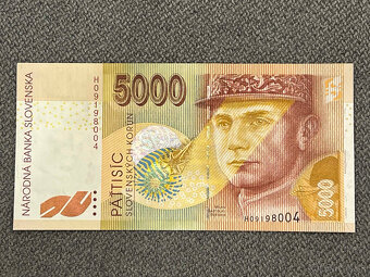 Slovenské bankovky 5000 SK - 4