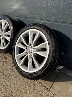 225/45 R17 5x112 Originál Audi + Letné pneu Continental - 4