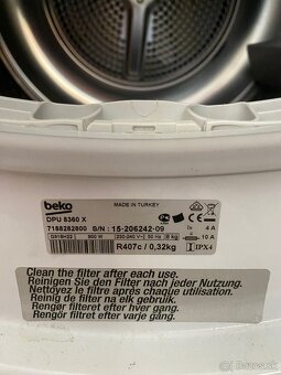 susička BEKO 8 kg A+ - 4