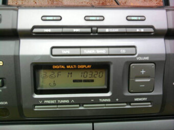 Retro prenosný PANASONIC s mechanikou na 3CD - 4