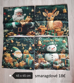 Vianočne obliečky 45 x 45cm NOVE - 4