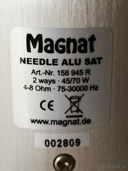 Predám reproduktory MAGNAT HOME NEEDLE ALU SAT - 4