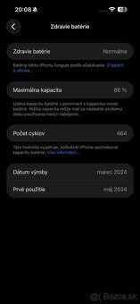 Predám Iphone 15 pro max 256gb black titanium - 4