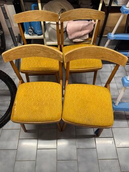 Retro stôl a stoličky - 4