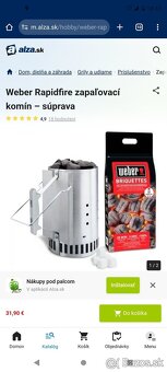 Zapalovací komín súprava Weber Rapide Fire Chimney - 4