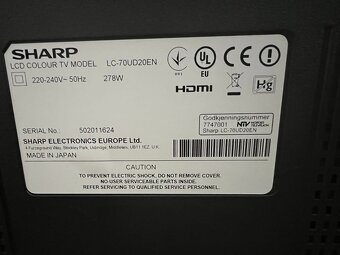 70 "Sharp LC-70UD20EN - 4