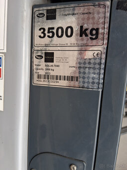 Zdvihák 3500kg - 4