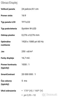 LCD monitor Phlips - 24 palcov - 4