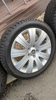 Alu disky Škoda R17 + 225/45 R17 zimné - 4