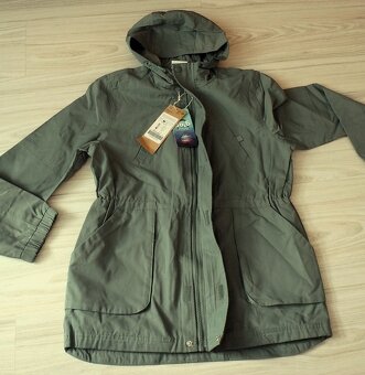 Zelená predĺžená bundička - 4