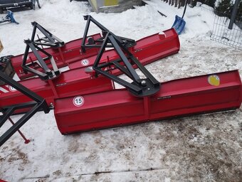 Radlica na sneh, snežný pluh - 4