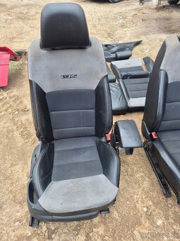 Predám polokožene sedačky pre Škoda Octavia II 2 RS - 4