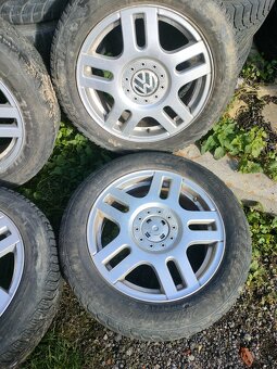 ❄️zimné orig. Disky VW 5x100 r16 pneu 205/55 r16 - 4