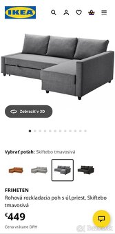 Rohový gauč IKEA - 4