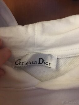CHRISTIAN DIOR white damska mikinka M/L - 4
