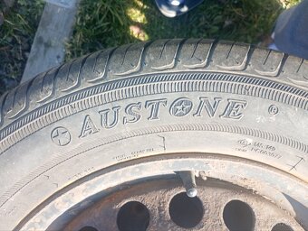 Predám sadu plechace letné pneumatiky R15 - 4