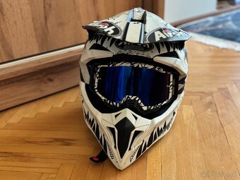 Prilba Airoh Wraap Beast XL + okuliare Raven - 4