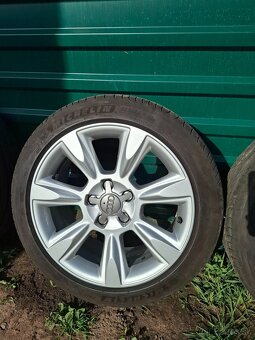 Elektrony audi Ronal 5x112 R17+pneumatiky 6mm Michelin letné - 4