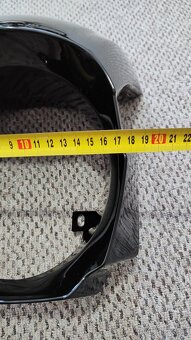 predný štít čierna lesklá a matná nové - 4