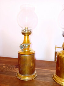 REZERVE - Predám - Staré petrolejové lampy PIGEON LAMP - 4