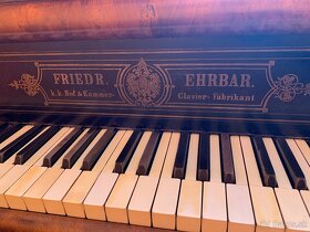 Predám starozitny klavir zn. Ehrbar Wien so stoličkou - 4
